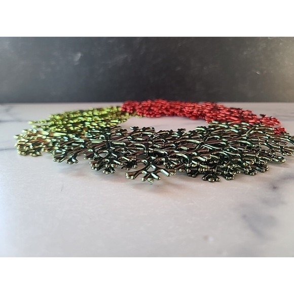 Snowflake Christmas Ornament Lot - Picture 2 of 10